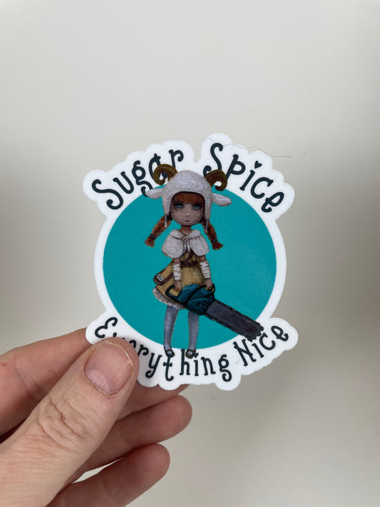 "Sugar & Spice, Everything Nice" Stickers (2pack)