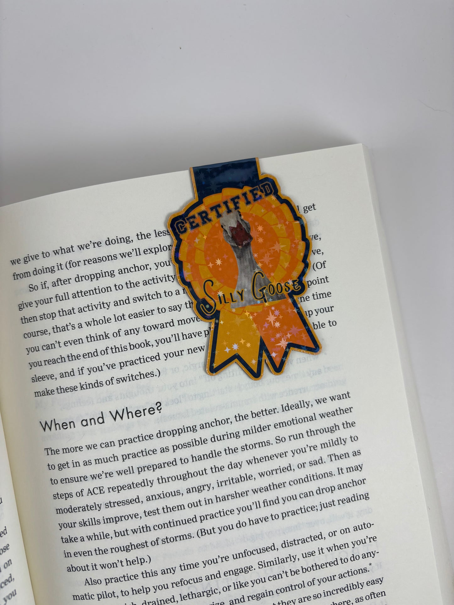 Slimclick Magnetic Bookmark "Certified Silly Goose"