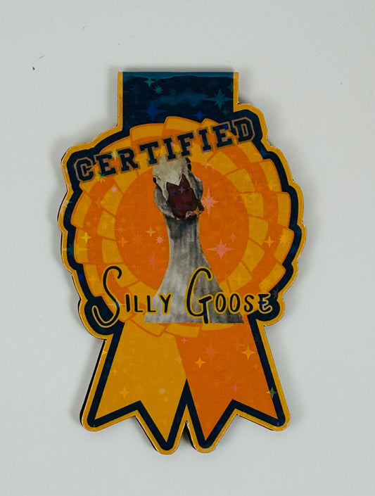 Slimclick Magnetic Bookmark "Certified Silly Goose"