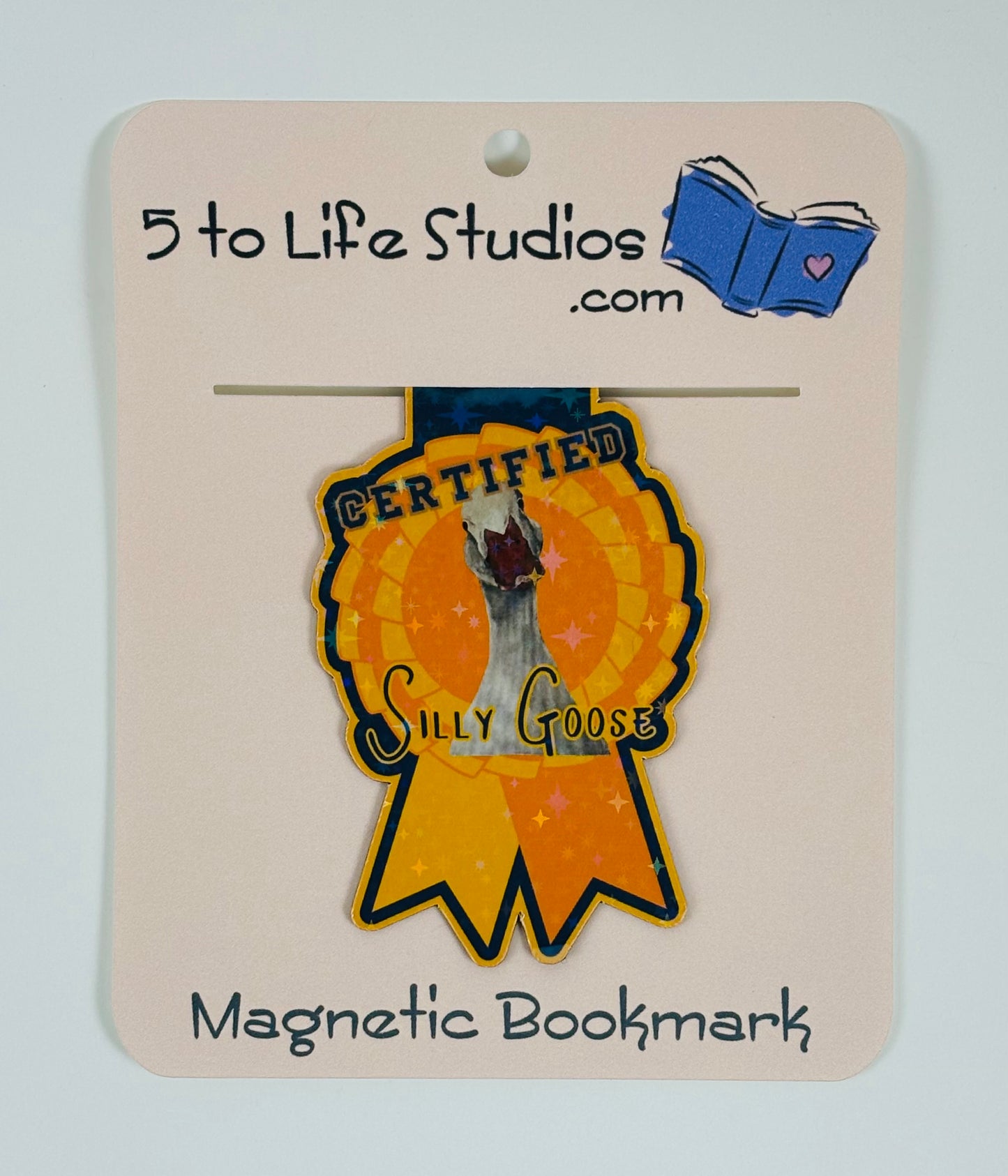 Slimclick Magnetic Bookmark "Certified Silly Goose"