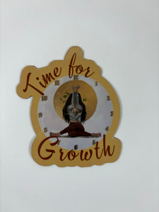 "Time for Growth" Refrigerator Magnet