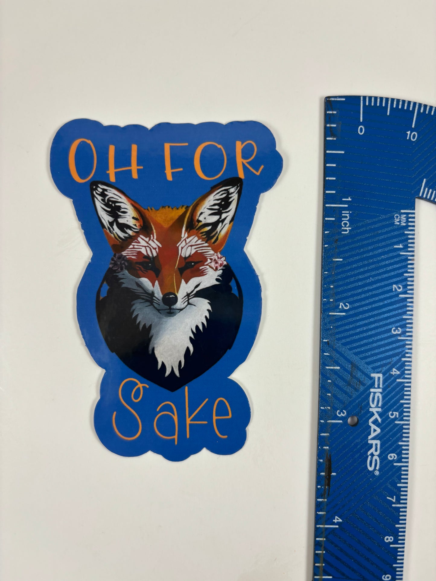 "Oh for Fox sake" (featuring The spring fox) Stickers (2pack)