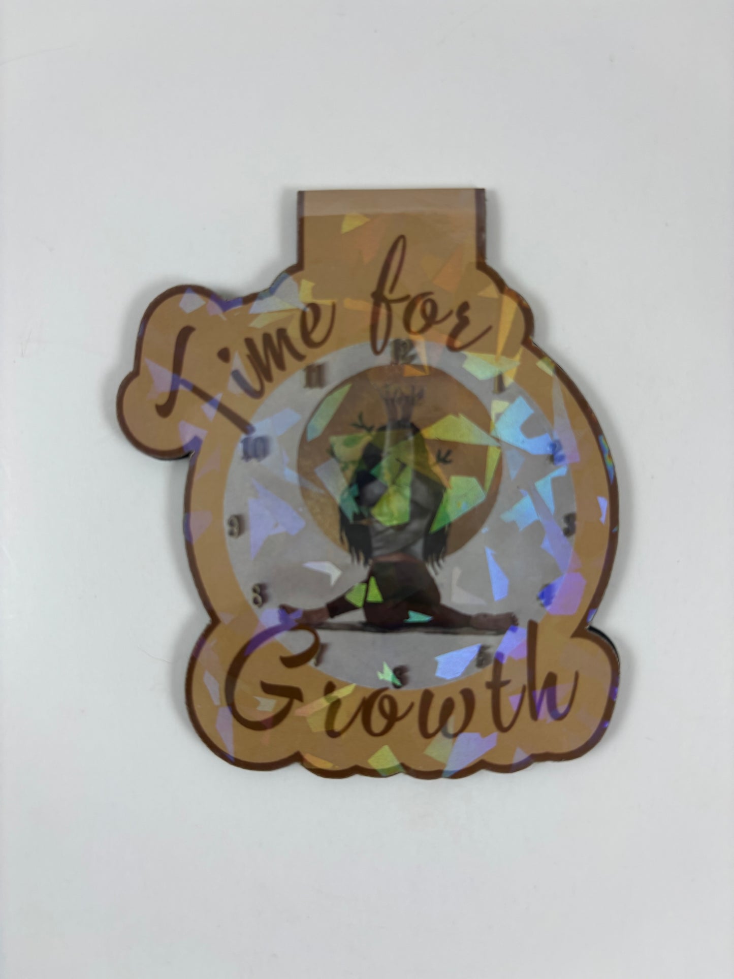 Slimclick Magnetic Bookmark "Time for Growth"