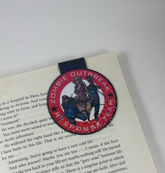 Slimclick Magnetic Bookmark "Zombie Outbreak Response Team"