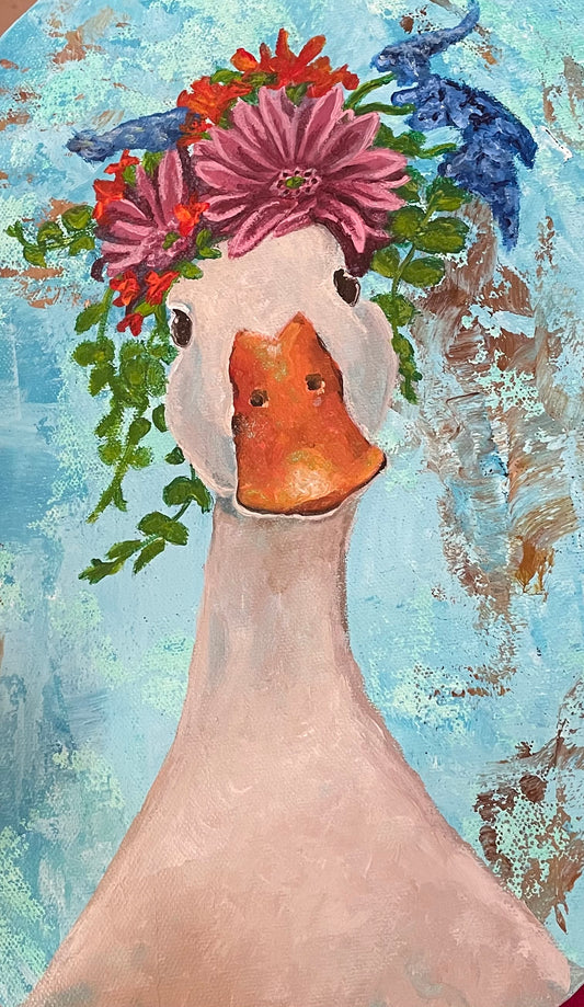 "Mrs Duck" 8x10 Simple Laminated Print