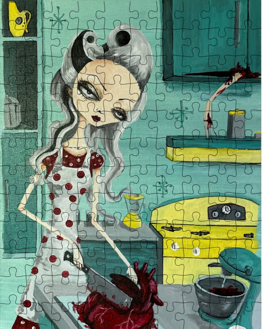 "Honey, What's for dinner" Magnepuzzle 8x10 120 pieces