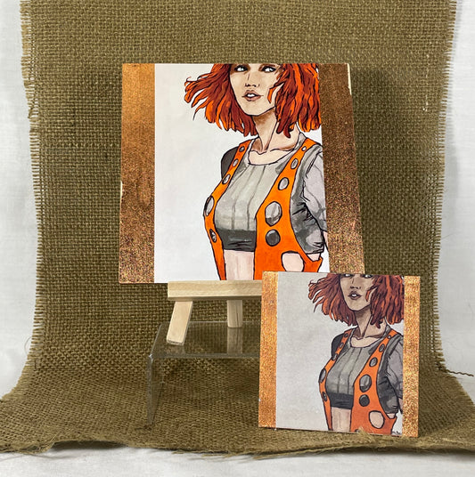 "LeeLoo" Mini Print & Ultra Mini Print Fridge Magnet