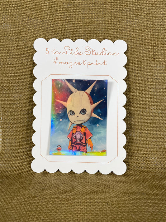 "Max" 4" Waterproof Magnet Print